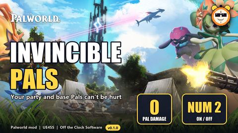 Cover art for an Off the Clock Palworld mod